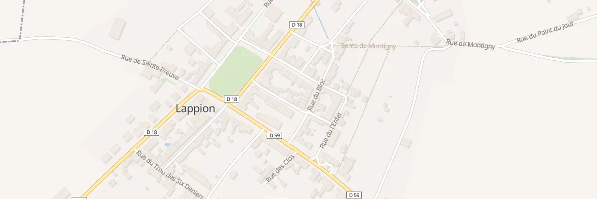 Plan du 1 Rue du Bloc à Lappion
