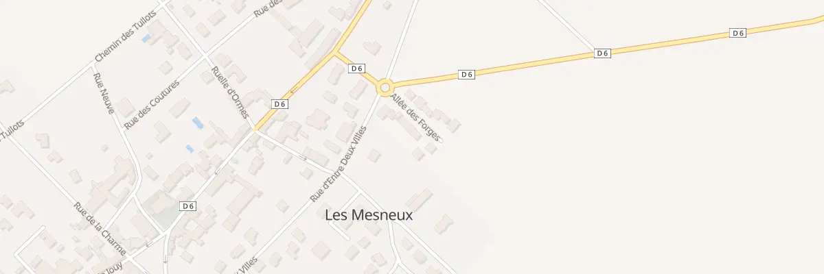 Plan du 8 All des Forges aux Mesneux