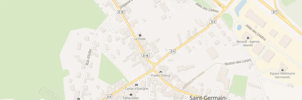 Plan du 5028 Rue de l’Oranger à Saint-Germain-Lespinasse