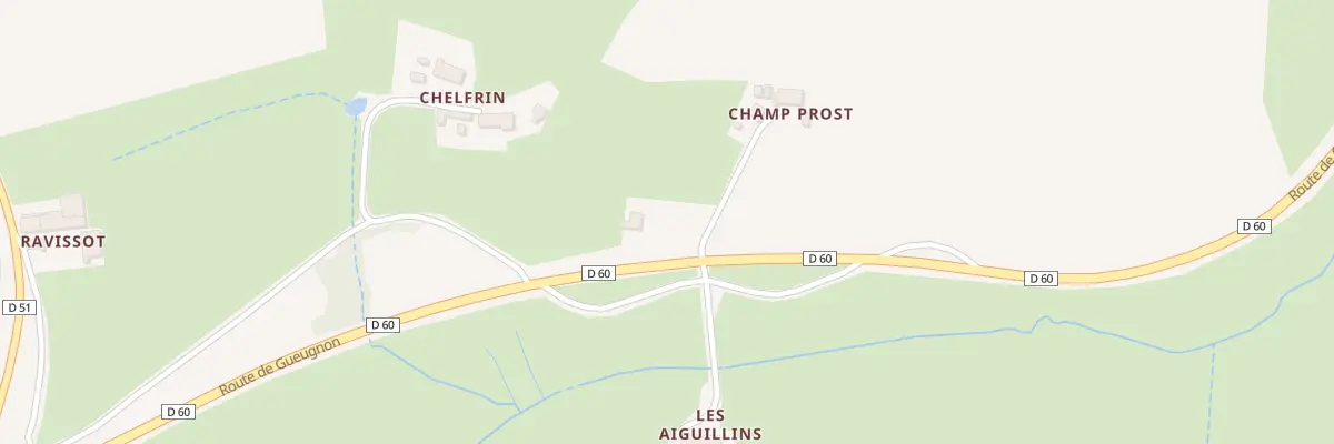 Plan du 11 Imp du Champ Prost à Neuvy-Grandchamp