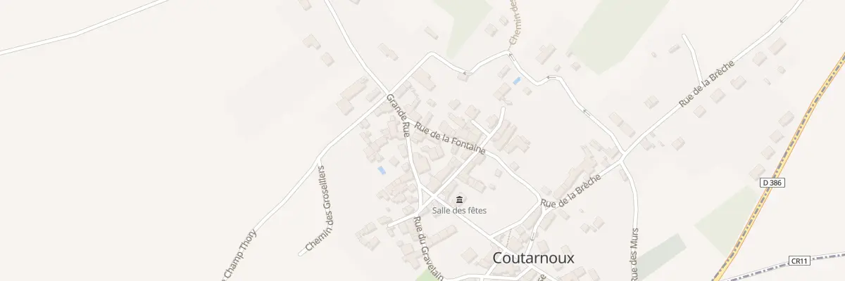 Plan du 34 Gr Grande Rue à Coutarnoux