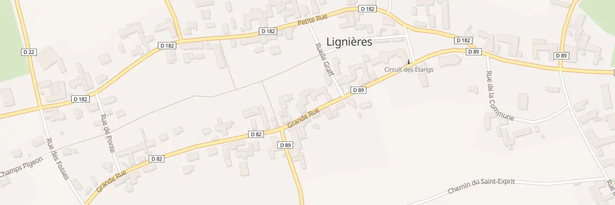 Plan du 14 Gr Grande Rue à Lignières
