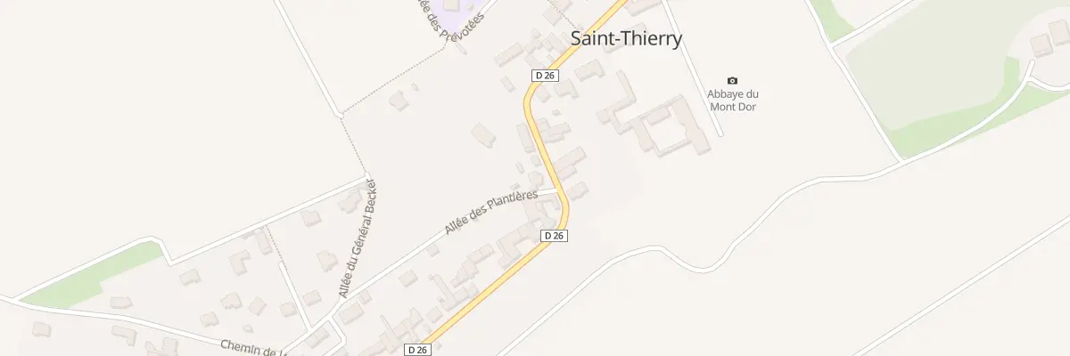 Plan du 6 Rue de la Hache à Saint-Thierry