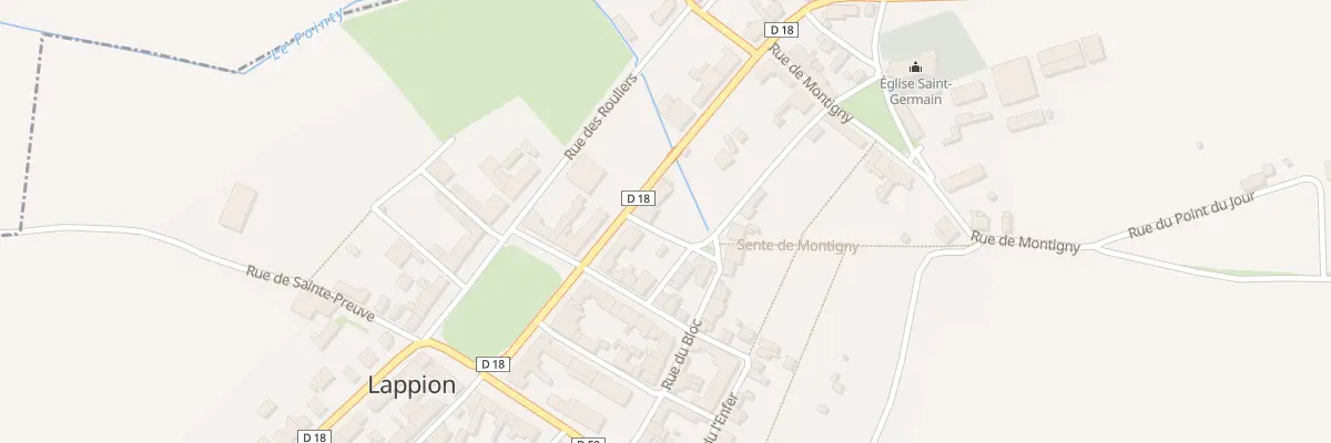Plan du 4 Rue de Dizy à Lappion