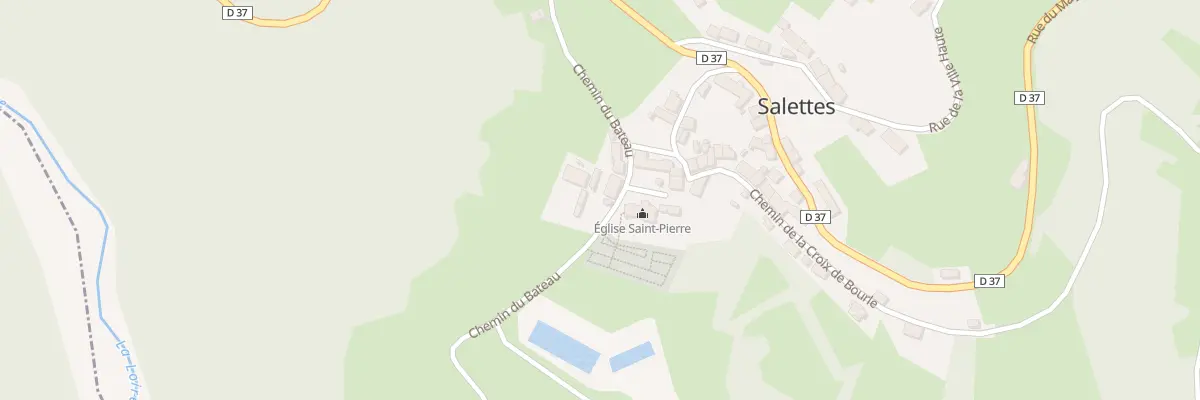 Plan du 350 Che du Bateau à Salettes