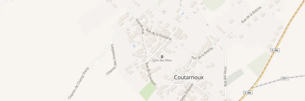 Plan du 26 Gr Grande Rue à Coutarnoux