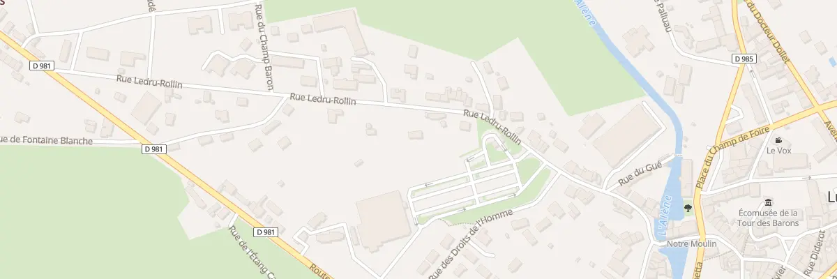 Plan du 21 Rue Ledru-rollin à Luzy