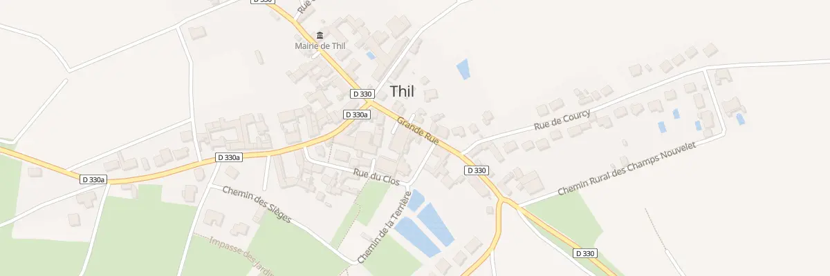 Plan du 9 Rue Grande Rue à Thil