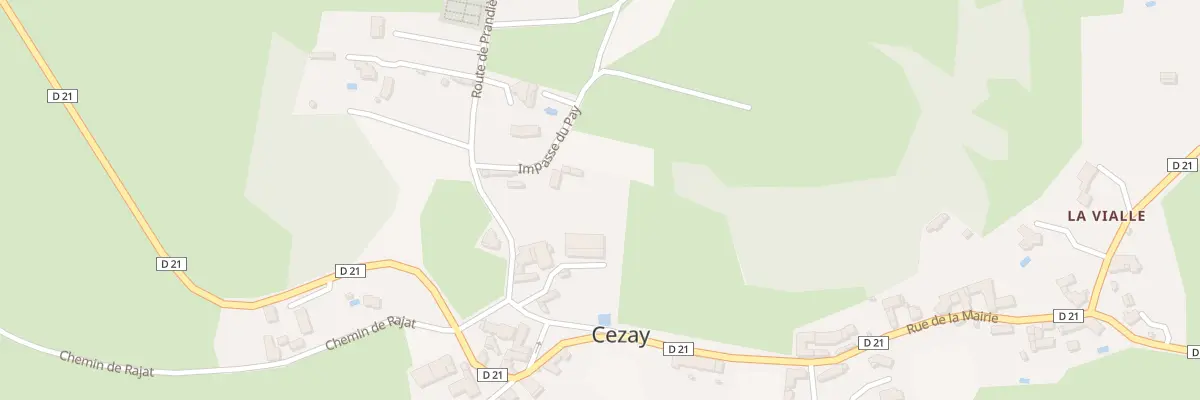 Plan du 54 Imp du Pay à Cezay
