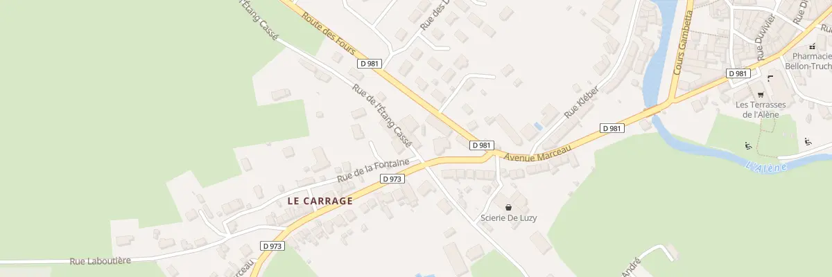 Plan du 2 Rue de l’Étang Cassé à Luzy