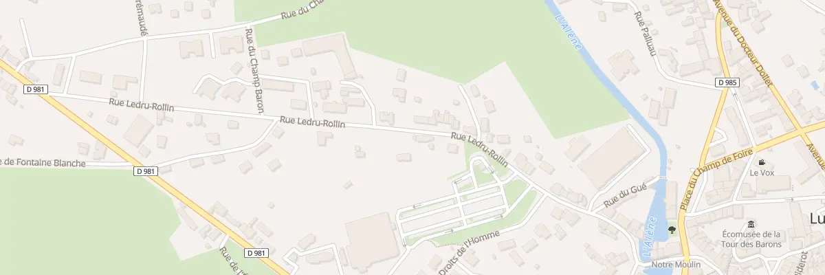 Plan du 17 Rue Ledru-rollin à Luzy
