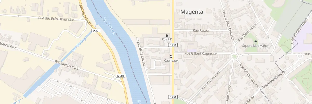 Plan du 3 Rue de la Greve à Magenta