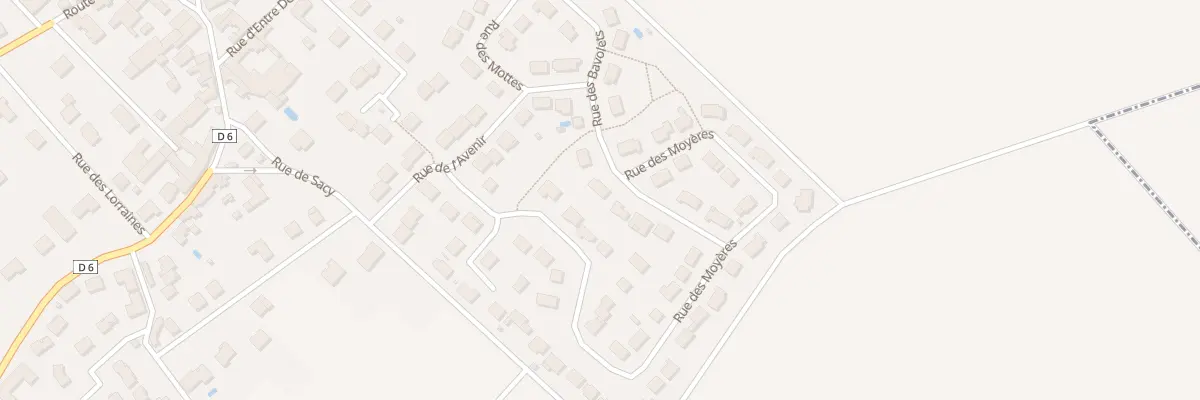Plan du 10 Rue des Bavolets aux Mesneux