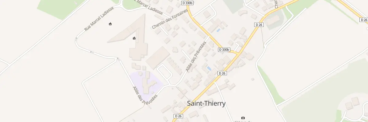 Plan du 2T All des Prevotees à Saint-Thierry