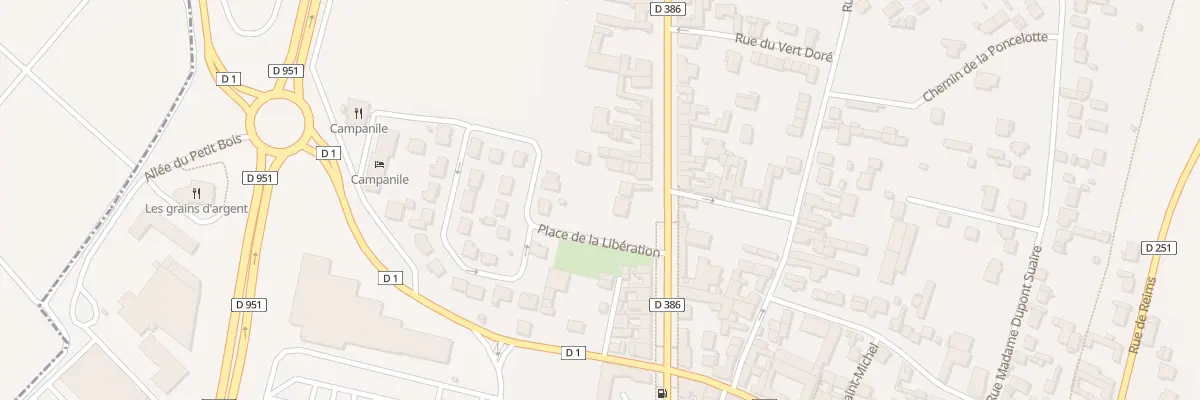 Plan du 691 Av du General Leclerc à Dizy