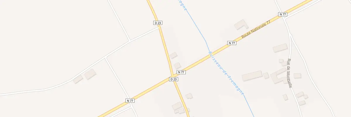 Plan du 44 Rue Du Bourget à Chamoy