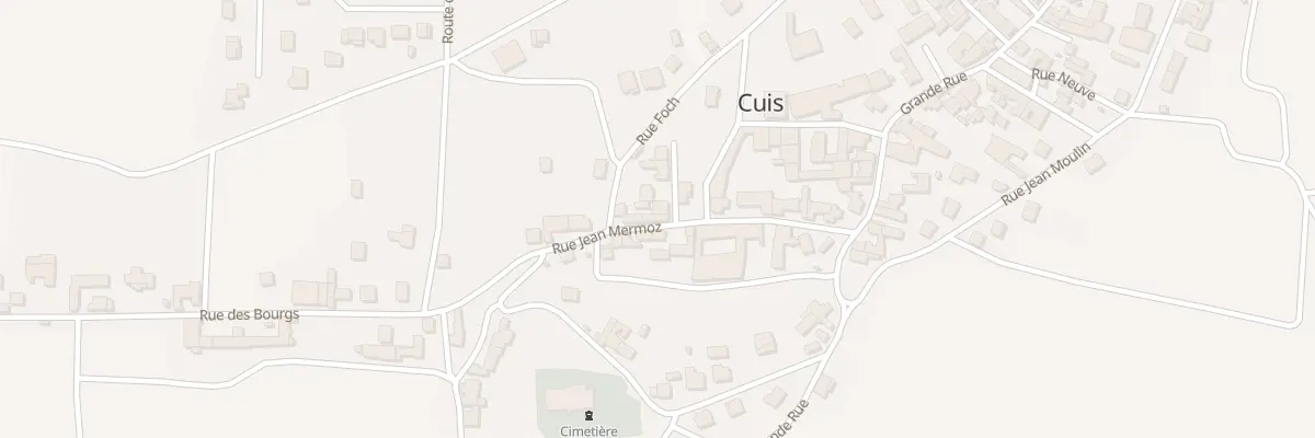 Plan du 18 Rue Jean Mermoz à Cuis