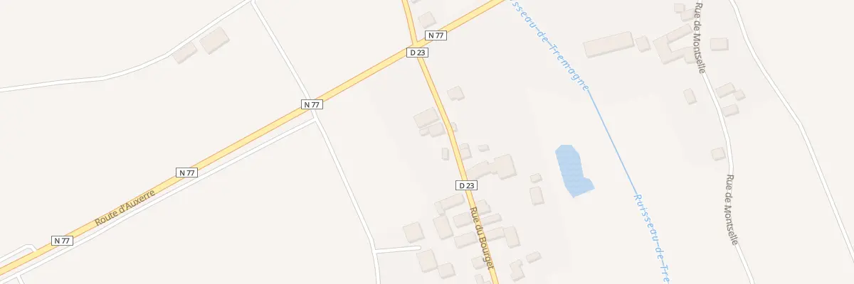 Plan du 47 Rue Du Bourget à Chamoy