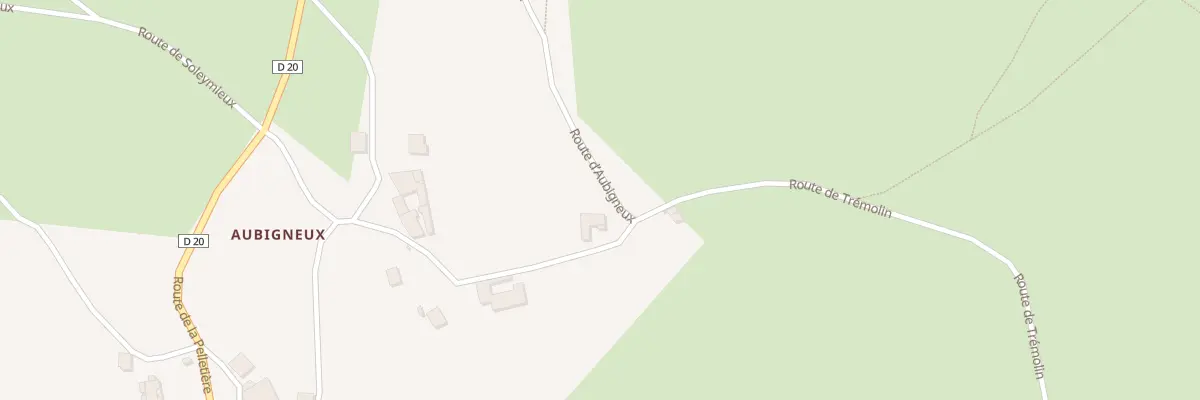 Plan du 611 Rte d’Aubigneux à Saint-Bonnet-le-Courreau