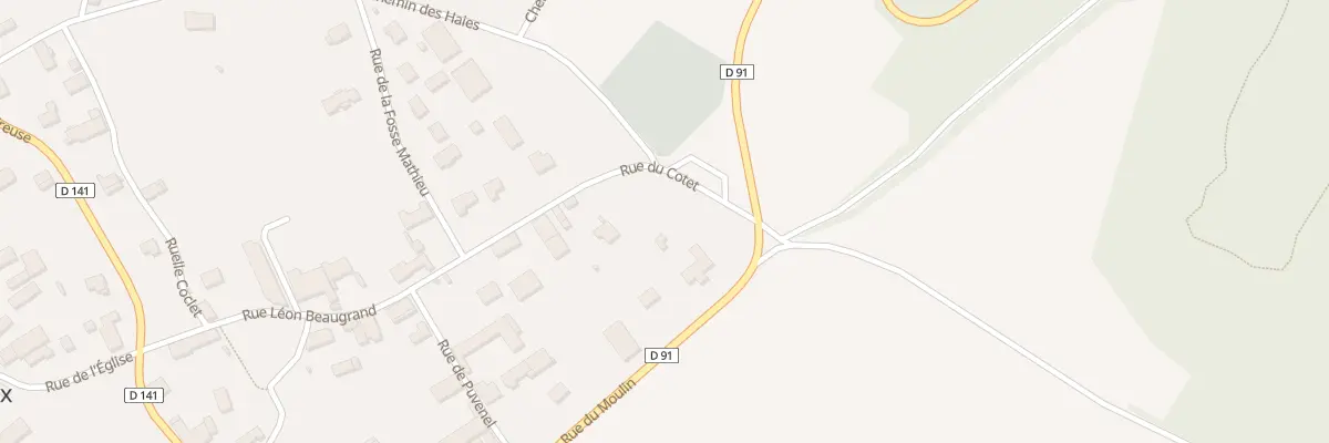 Plan du 25 Rue du Moulin à Montgueux