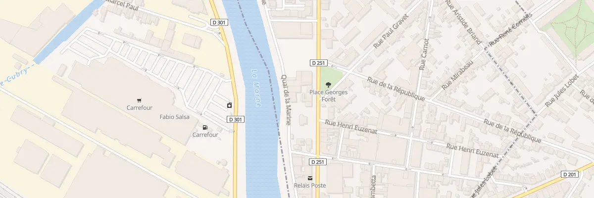 Plan du 12 Quai de la Marine à Magenta