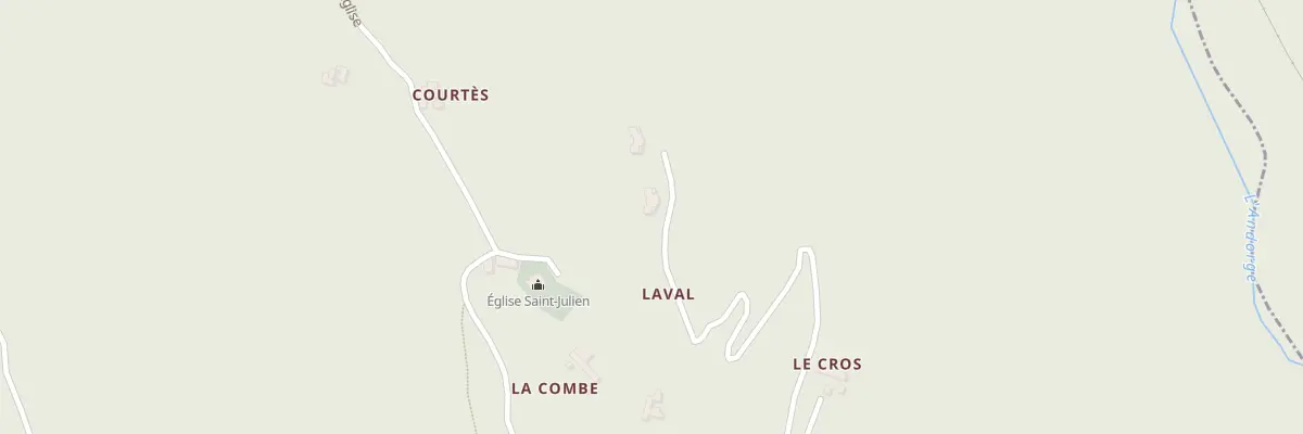 Plan du 5099 Le Cros à Saint-Julien-des-Points