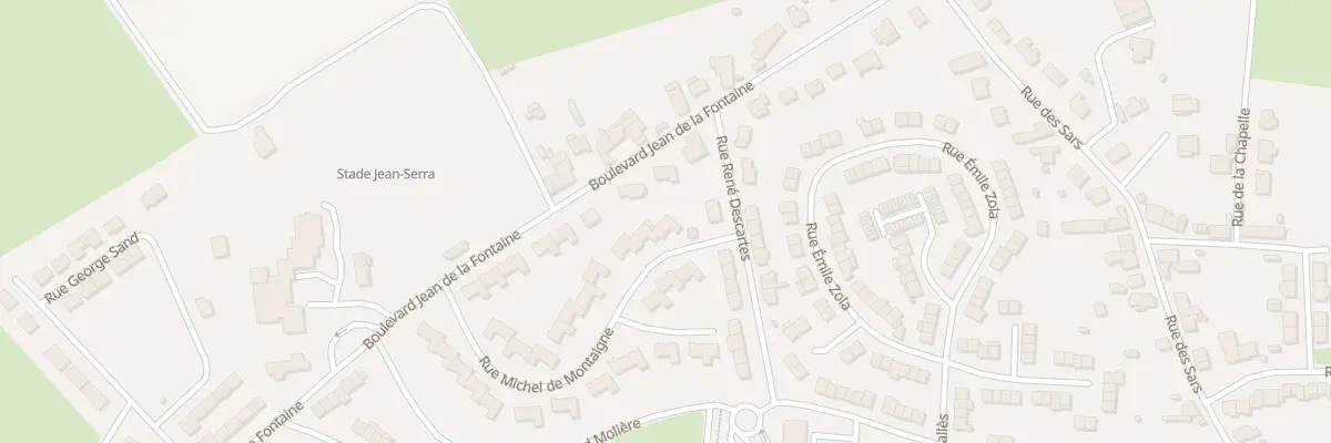 Plan du 2 Rue Michel de Montaigne à Maubeuge