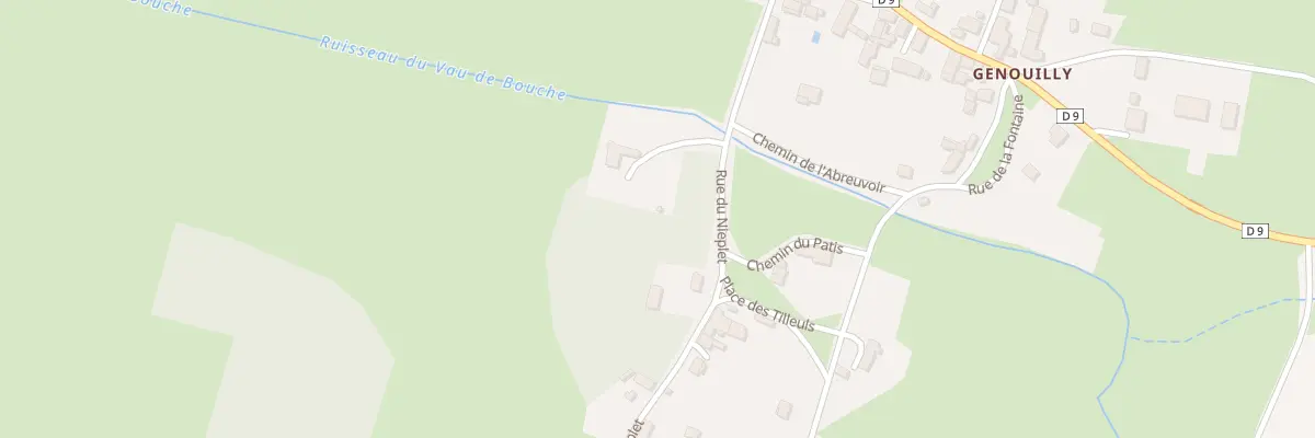 Plan du 10 Rue du Nieplet à Provency