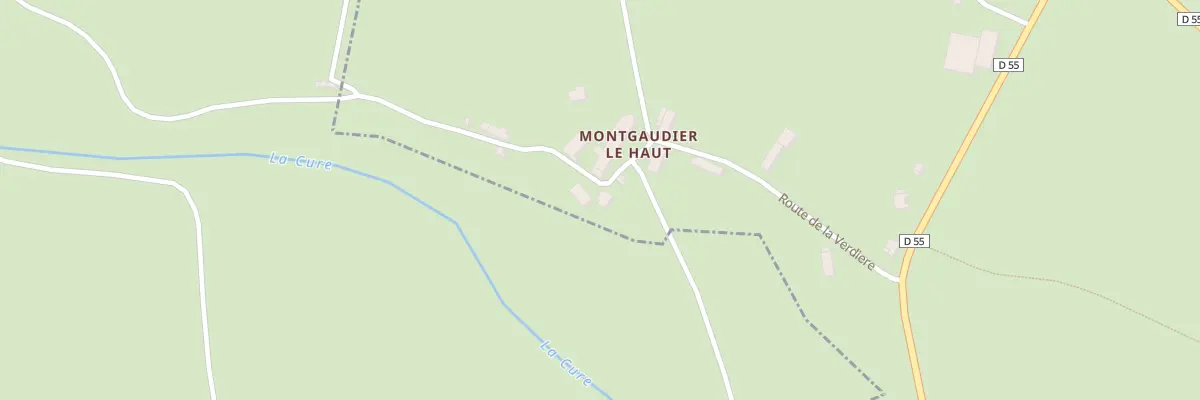 Plan du 3 Che du Pont à Marigny-l’Église