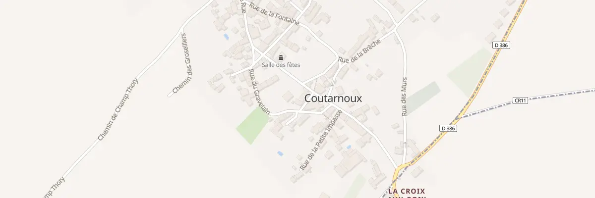 Plan du 4 Rue de l’Eglise à Coutarnoux