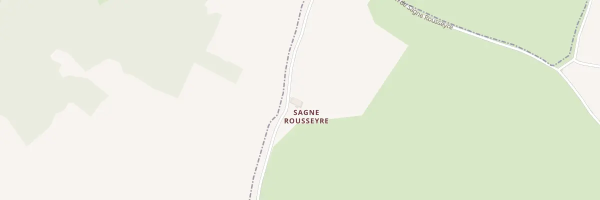 Plan du 2 Che de Sagne Rousseyre à Saint-Martin-de-Fugères