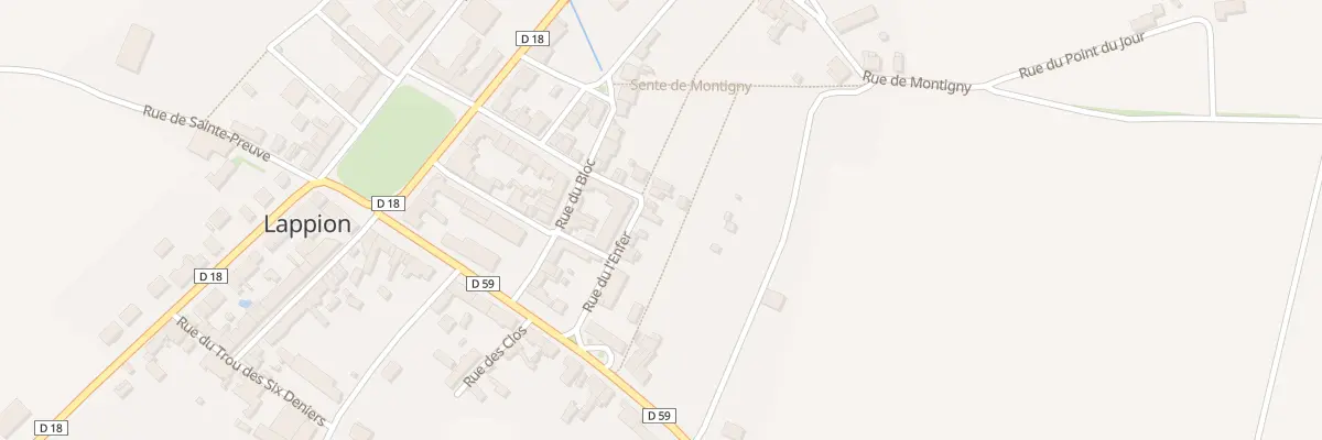 Plan du 4 Rue de l’Enfer à Lappion