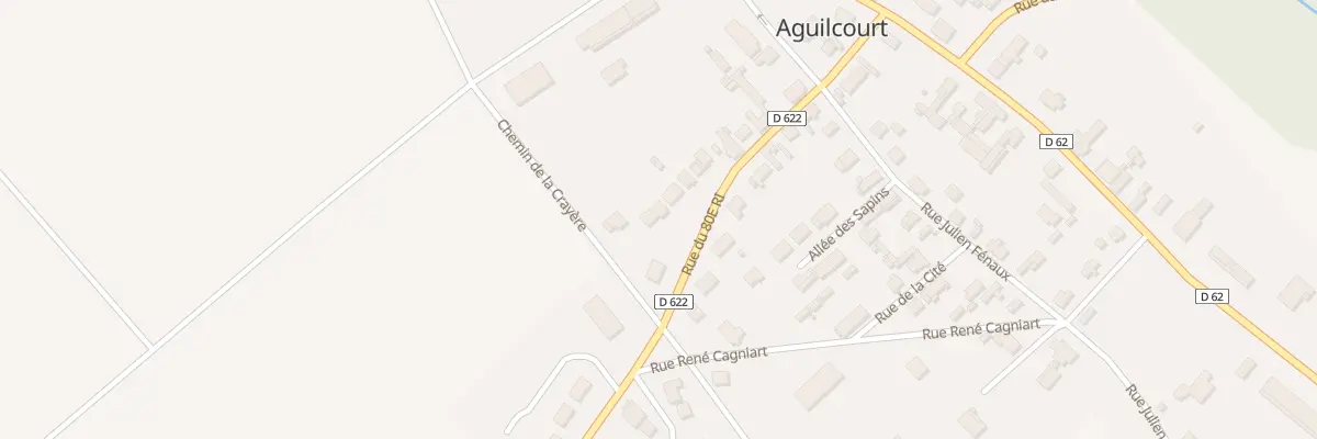 Plan du 14 Rue du 80e Ri à Aguilcourt