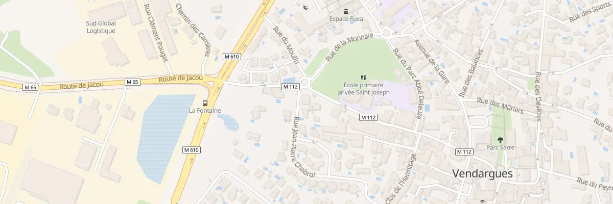 Plan du 1C Rue Jean Pierre Chabrol à Vendargues