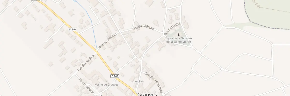 Plan du 1 Rue de l’Eglise à Grauves