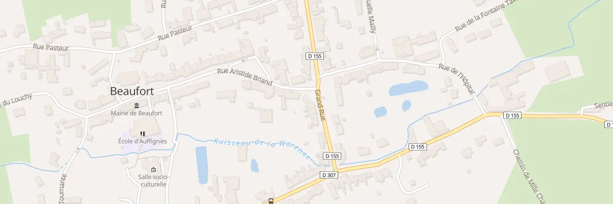 Plan du 32 Gr Gd Rue à Beaufort