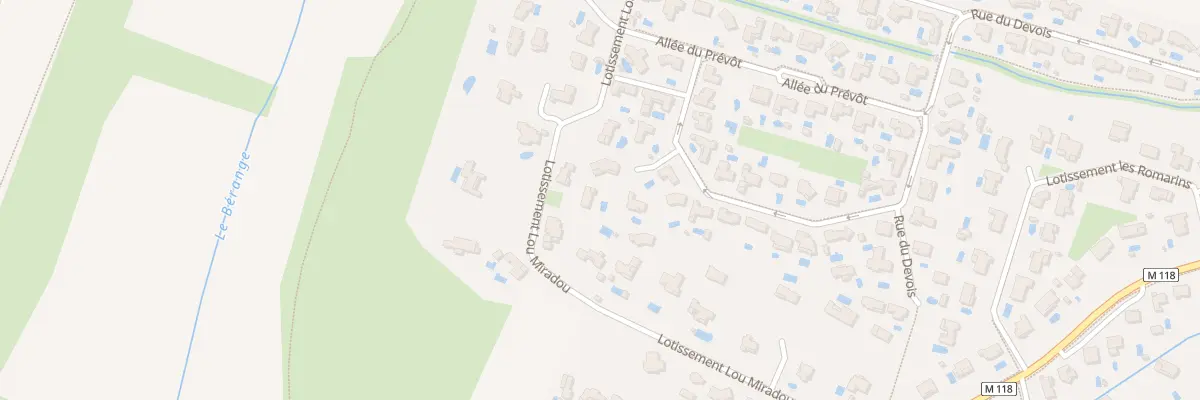 Plan du 44 Imp du Vallon des Loriots à Saint-Drézéry