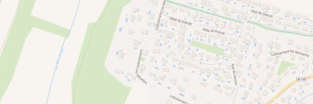 Plan du 60 Imp des Loriots à Saint-Drézéry