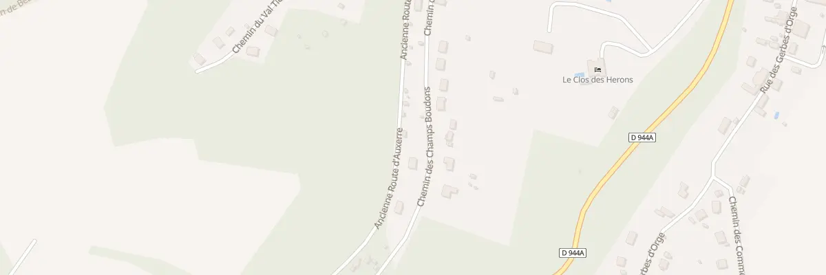 Plan du 9006 Rte d’Auxerre à Tonnerre