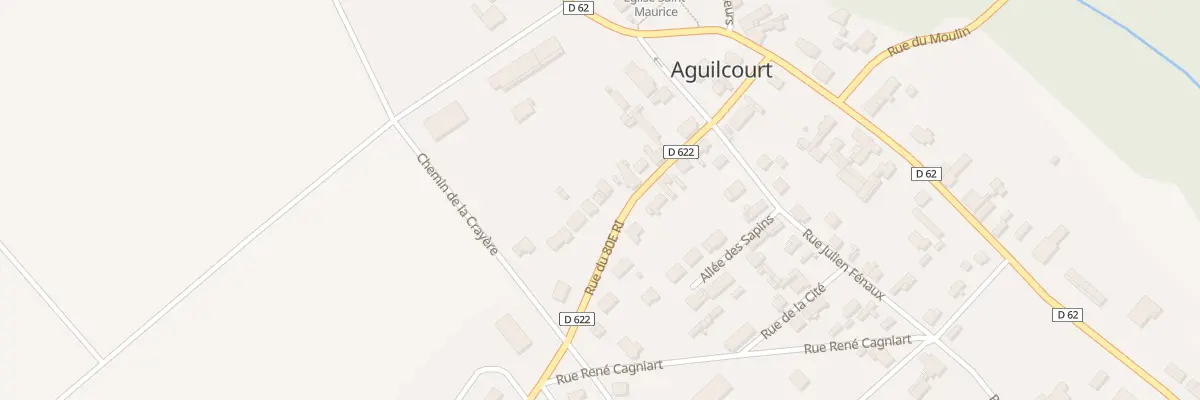 Plan du 10 Rue du 80e Ri à Aguilcourt