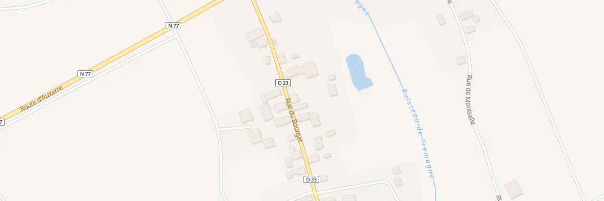 Plan du 34 Rue Du Bourget à Chamoy