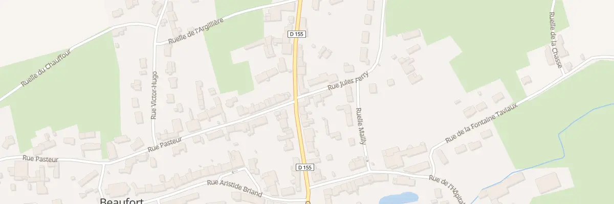 Plan du 19 Grand Rue à Beaufort