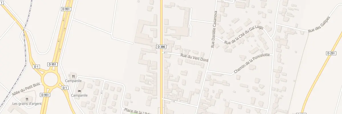Plan du 26 Rue du Vert Dore à Dizy