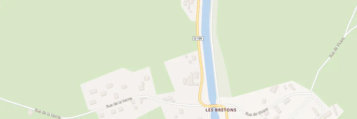 Plan du 29 Rue des Bretons à Chassenard