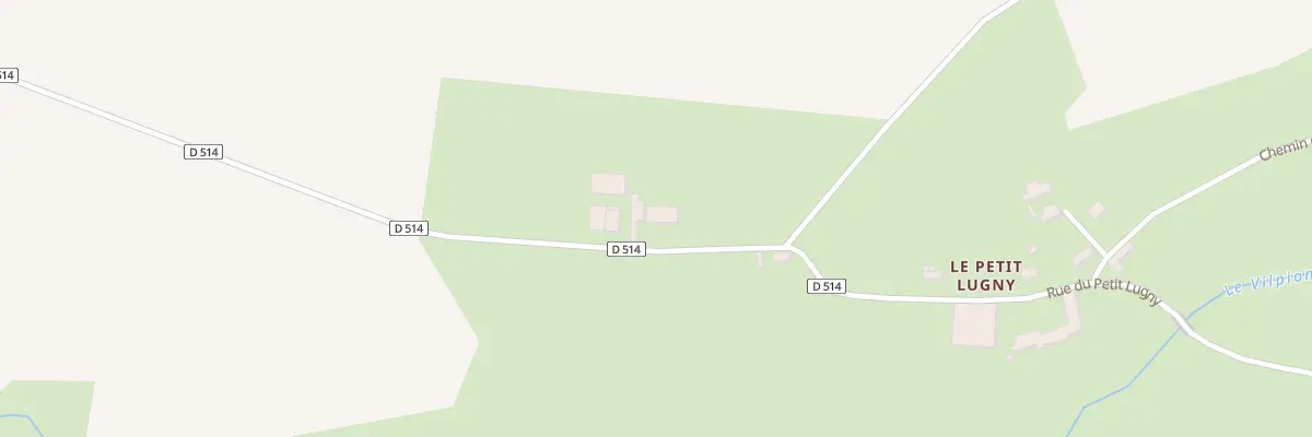 Plan du 1 Hameau du Petit Lugny à Thenailles