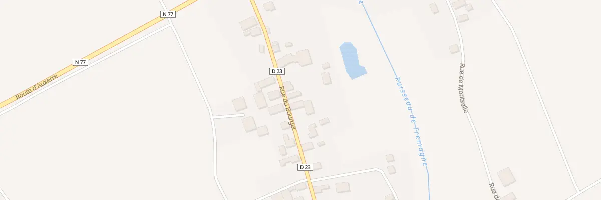 Plan du 32 Rue Du Bourget à Chamoy