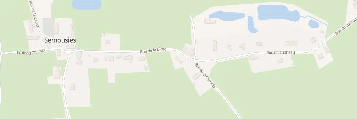 Plan du 14 Rue de la Dime à Semousies