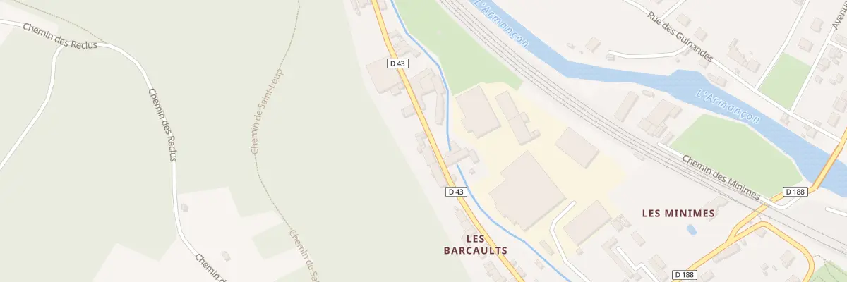 Plan du 179 Rue General Campenon à Tonnerre
