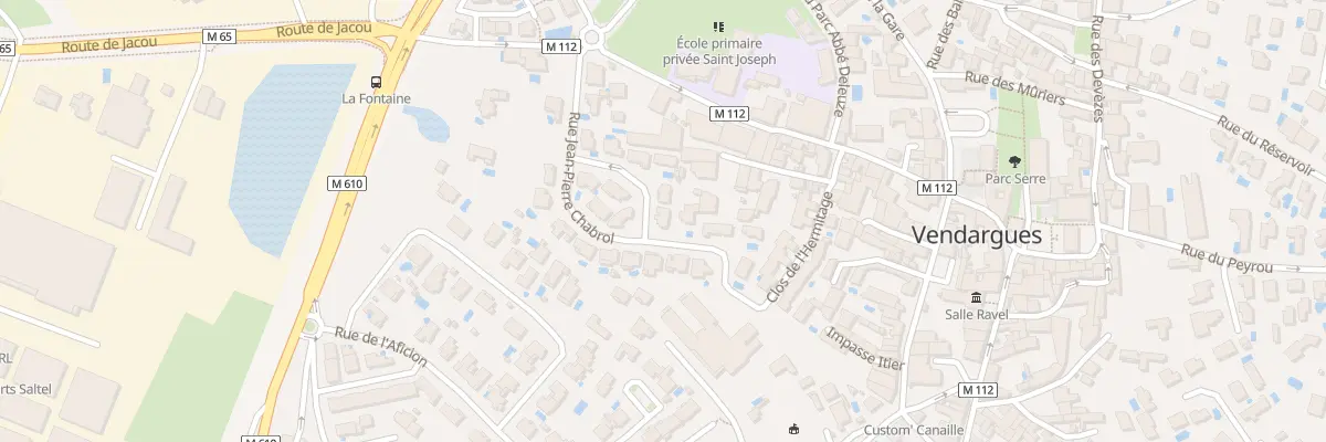 Plan du 36 Rue Jean Pierre Chabrol à Vendargues