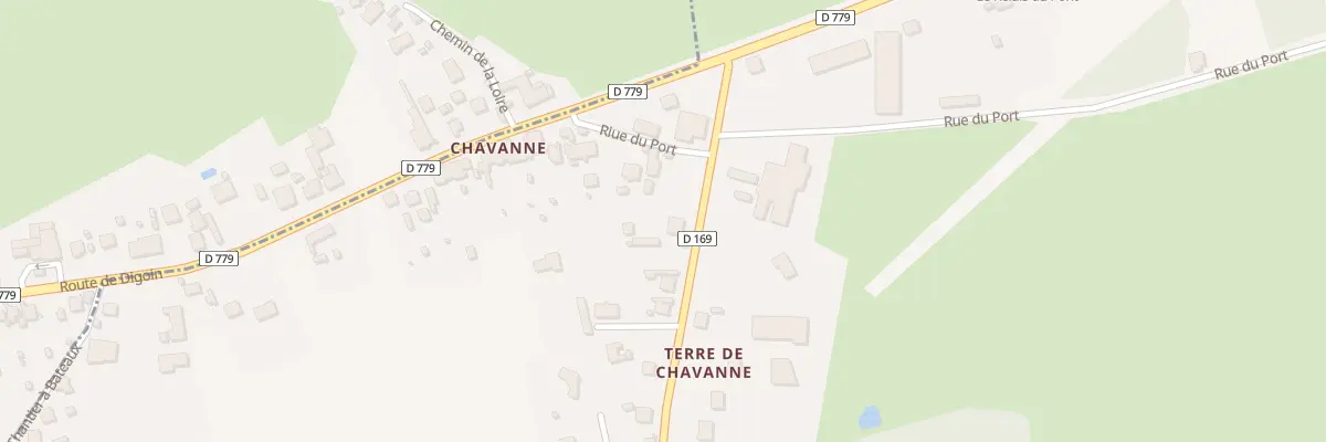 Plan du 17 Rue de Chavannes à Chassenard